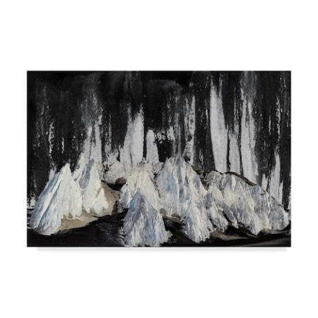 Ata Alishahi 'Black Mountain' Canvas Art,12x19